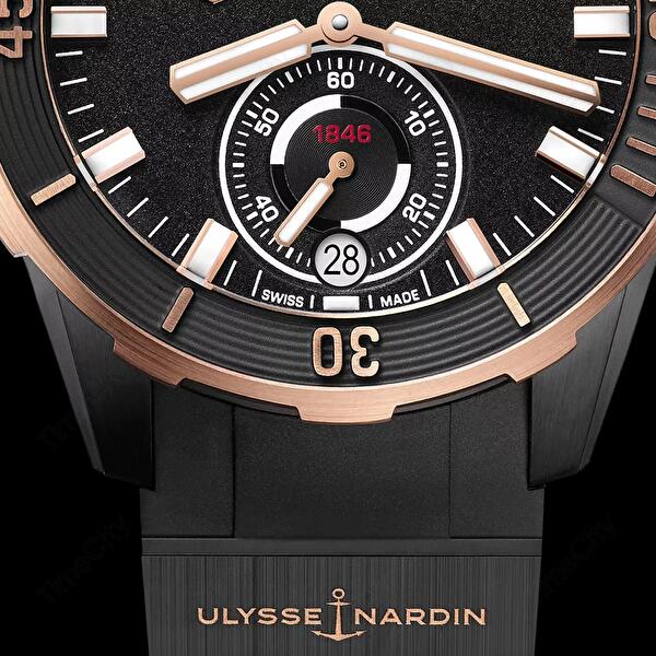 Ulysse Nardin 1185-170-3/BLACK (11851703black) - Diver Chronometer 44 mm Ulysse Nardin 1185-170-3/BLACK (11851703black) - Diver Chronometer 44 mm