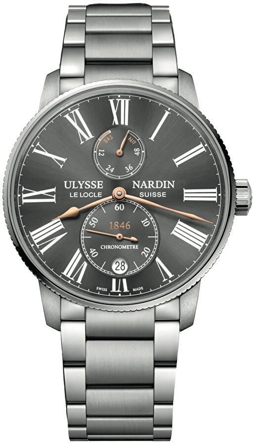 Ulysse Nardin 1183-310-7M/42-BQ (11833107m42bq) - Marine Chronometer Torpilleur 42 mm