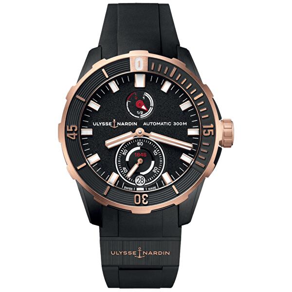 Ulysse Nardin 1185-170-3/BLACK (11851703black) - Diver Chronometer 44 mm Ulysse Nardin 1185-170-3/BLACK (11851703black) - Diver Chronometer 44 mm