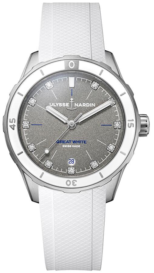 Ulysse Nardin 8163-182LE-3/11-GW (8163182le311gw) - Diver Lady 39 mm Ulysse Nardin 8163-182LE-3/11-GW (8163182le311gw) - Diver Lady 39 mm